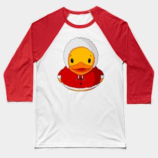 Winter Coat Rubber Duck Baseball T-Shirt